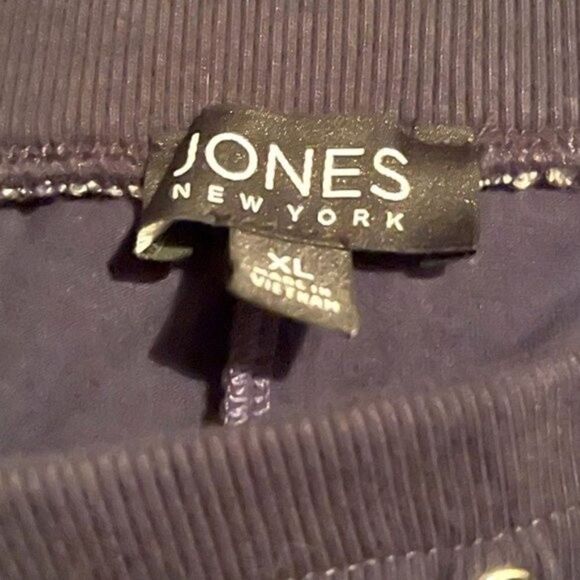 Jones New York sport womans skort size XL BoxN  white with blue stripes - Picture 4 of 7